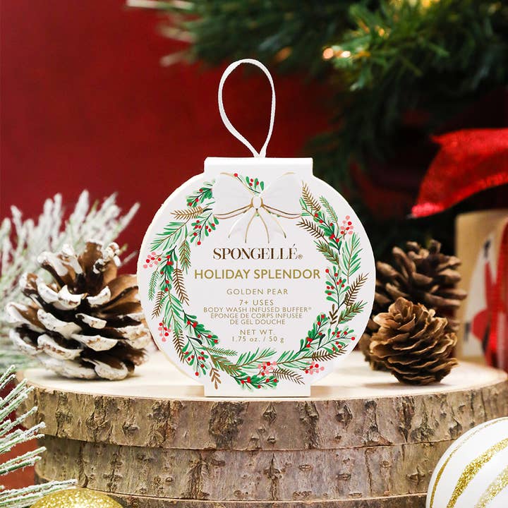 Spongelle Wreath Body wash scrub