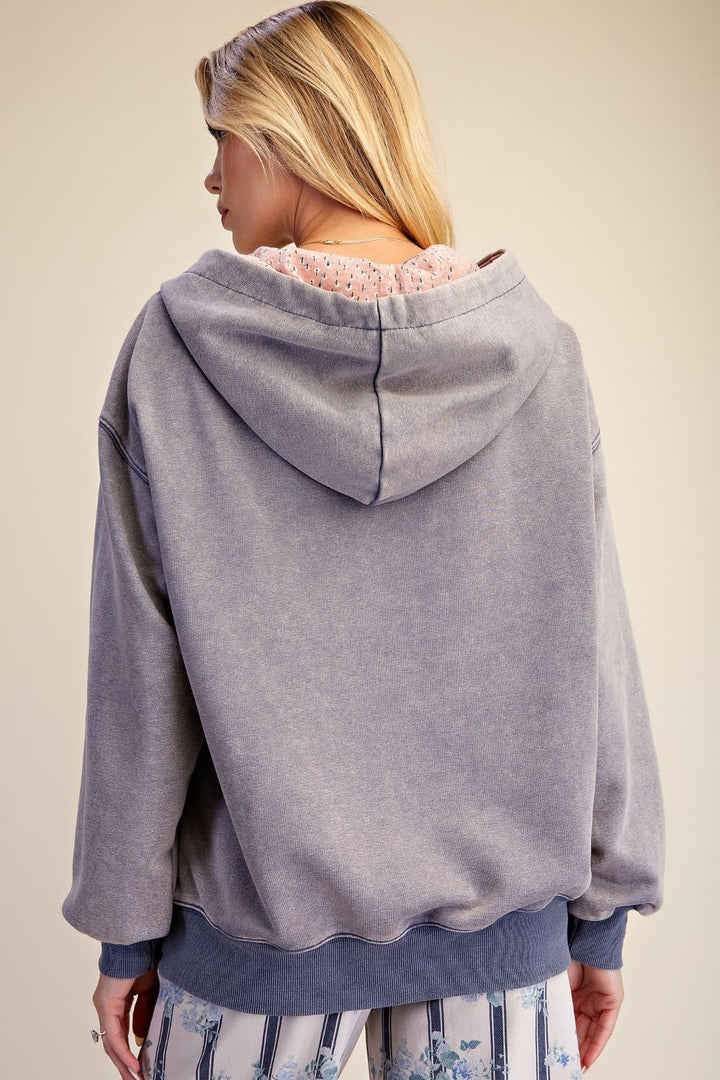 Easel Floral Patch Hoodie