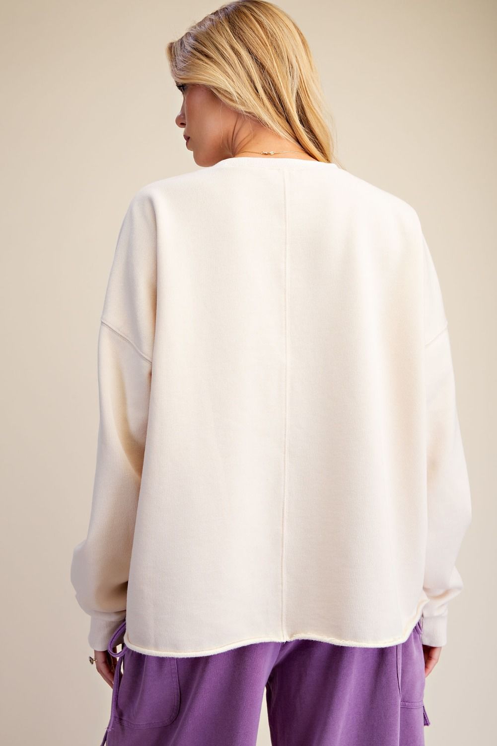 Easel Floral Pullover