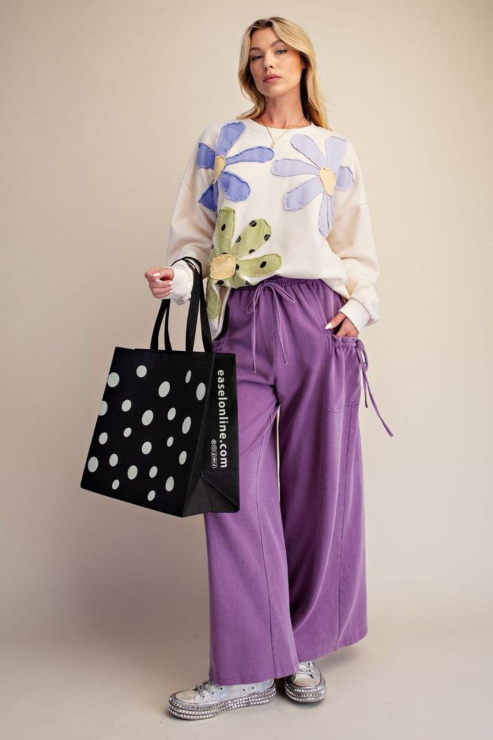 Easel Floral Pullover