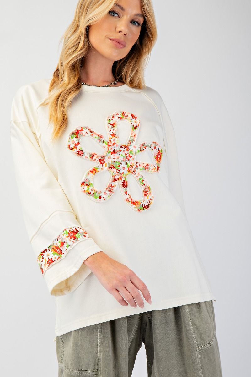 Easel Flower Patch Sweatshirt