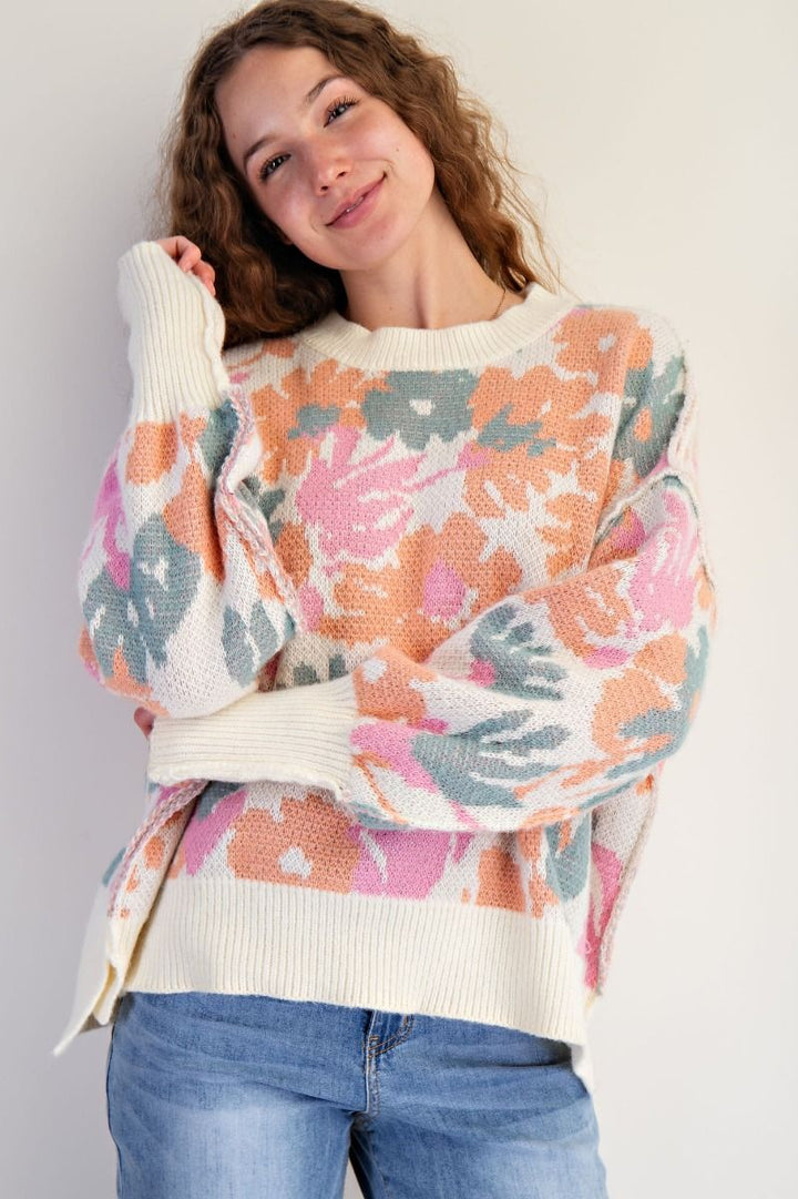 Easel Floral sweater