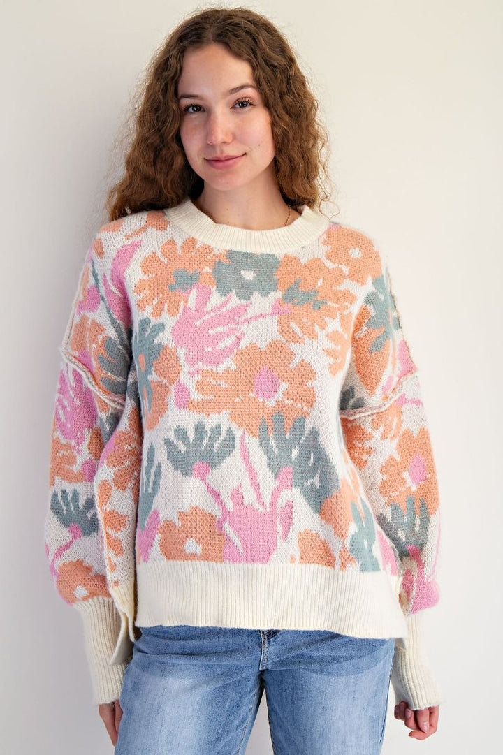 Easel Floral sweater