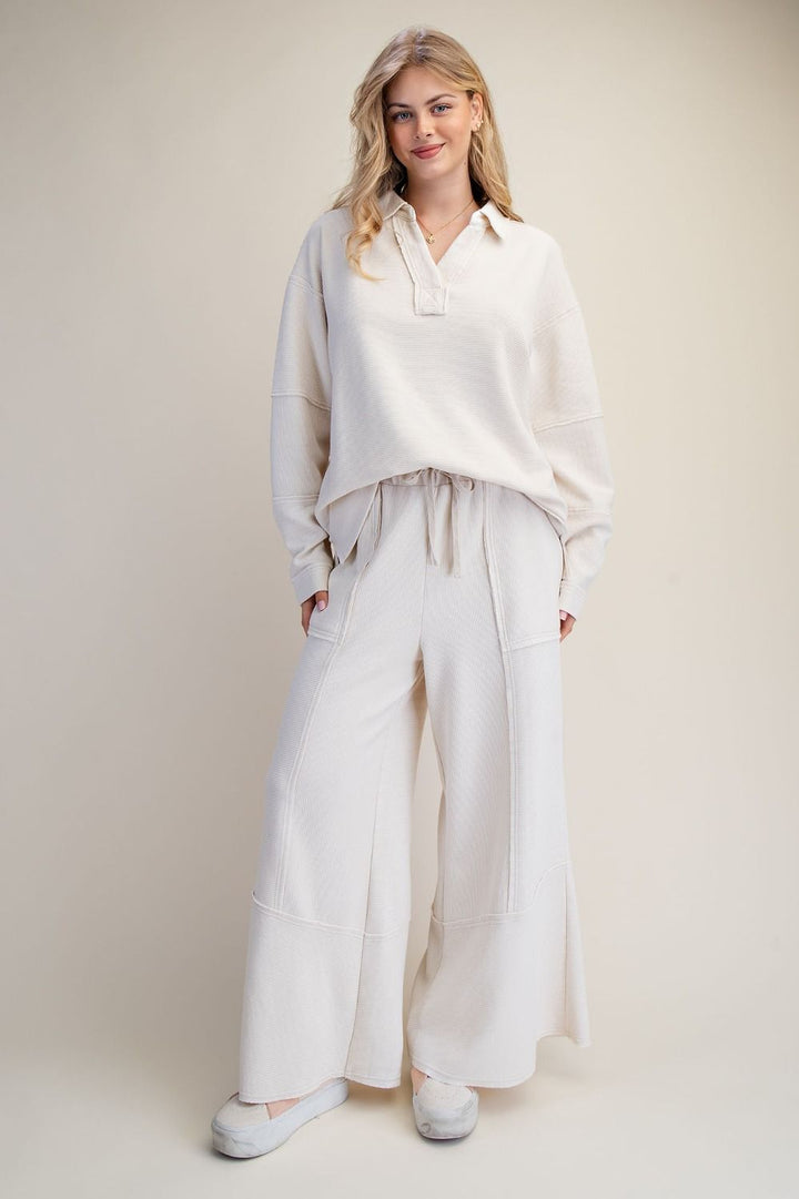 Easel Textured Pullover