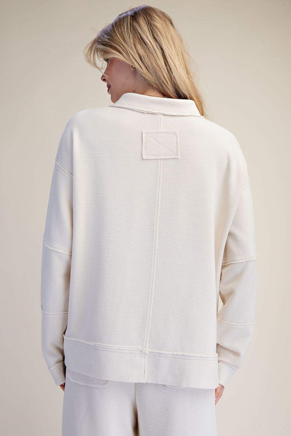 Easel Textured Pullover