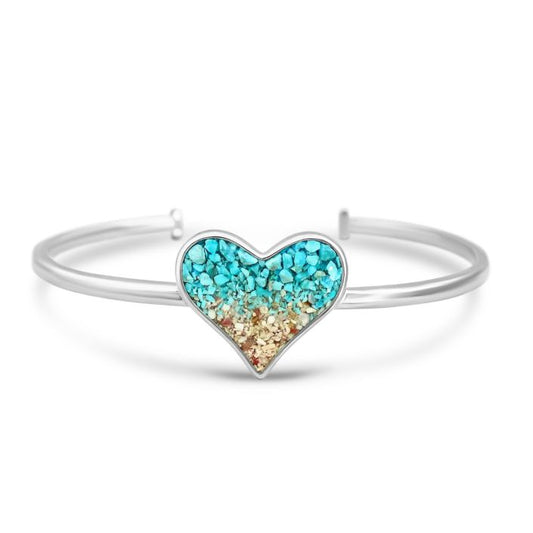 Dune Bracelet Heart Cuff