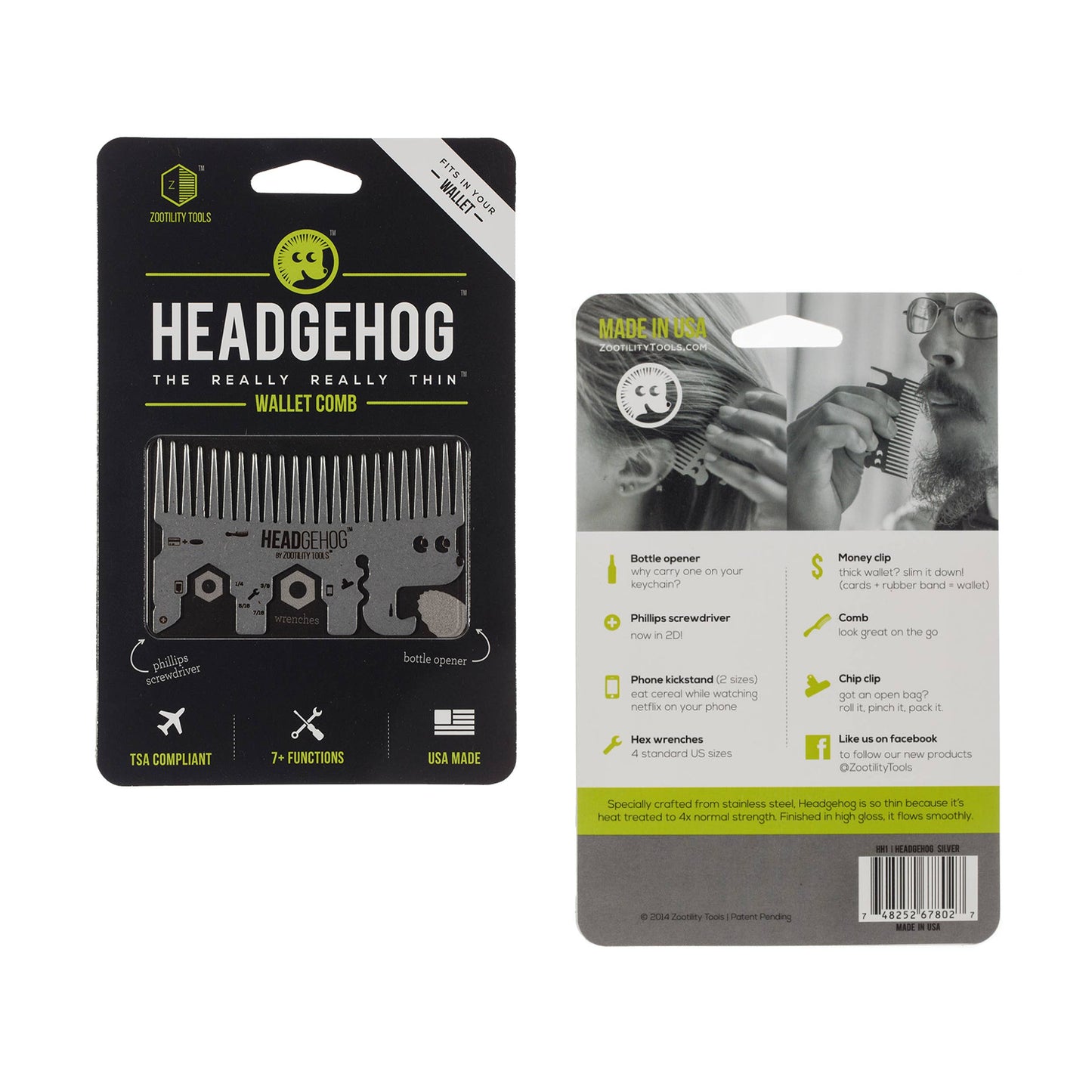 Hedgehog Multi-Tool Handy Comb