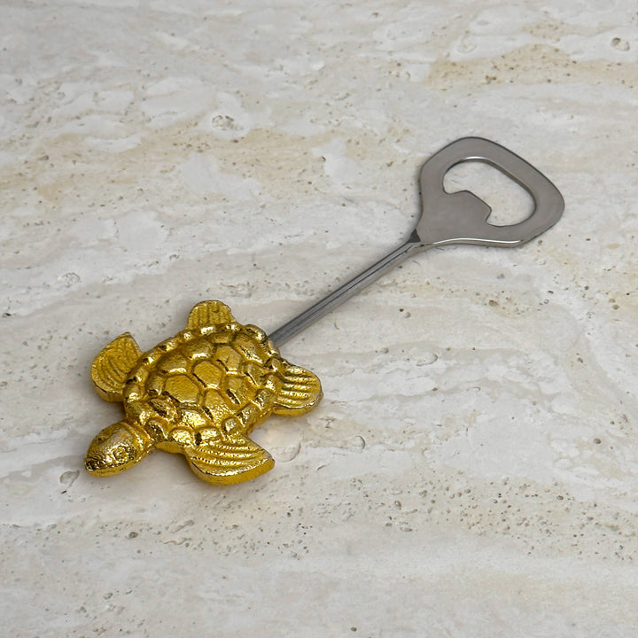 Gold Turtle Bottle Opener