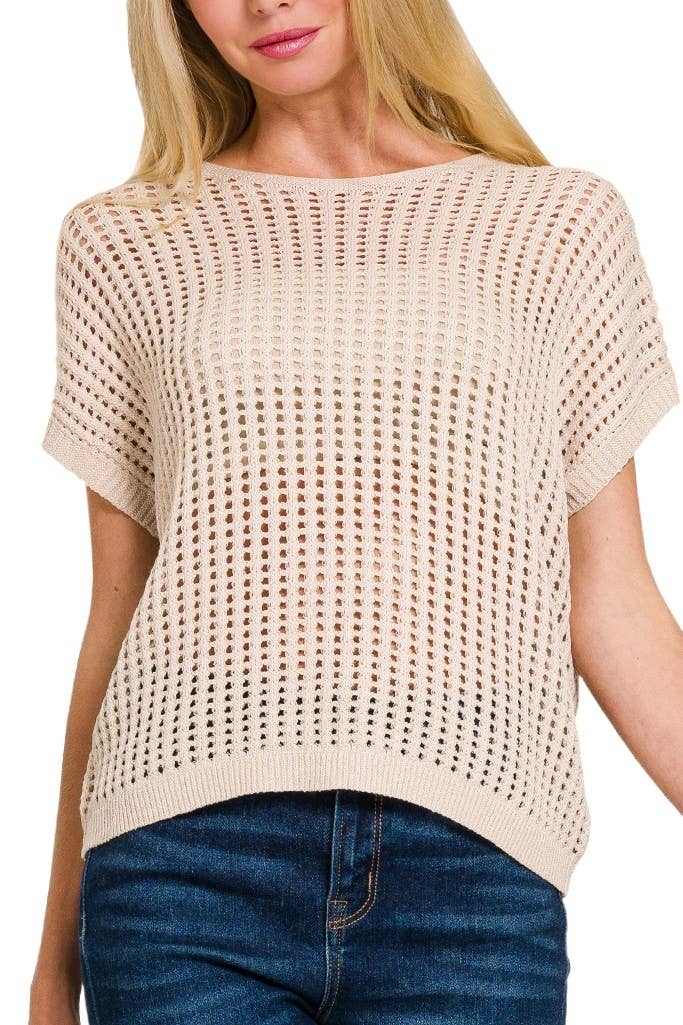 Crochet Knit Sweater