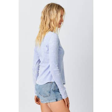 Mineral Washed Henley Top