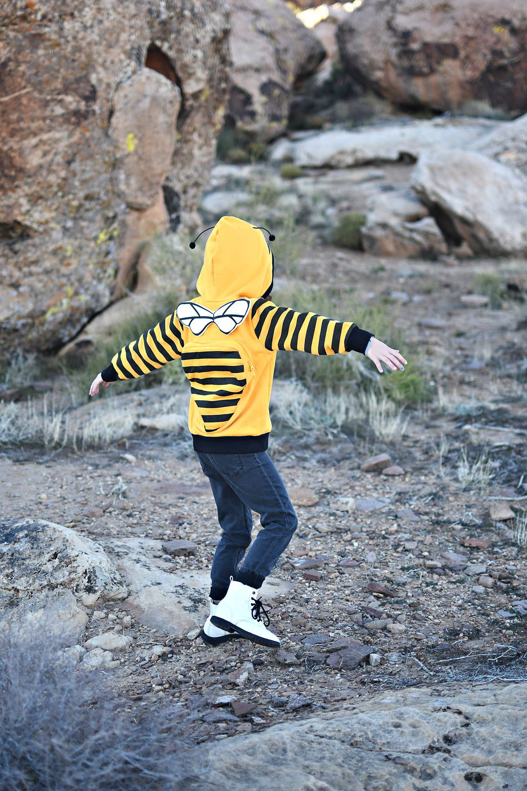 Buzz the Bee 3D Backpack Hoodie