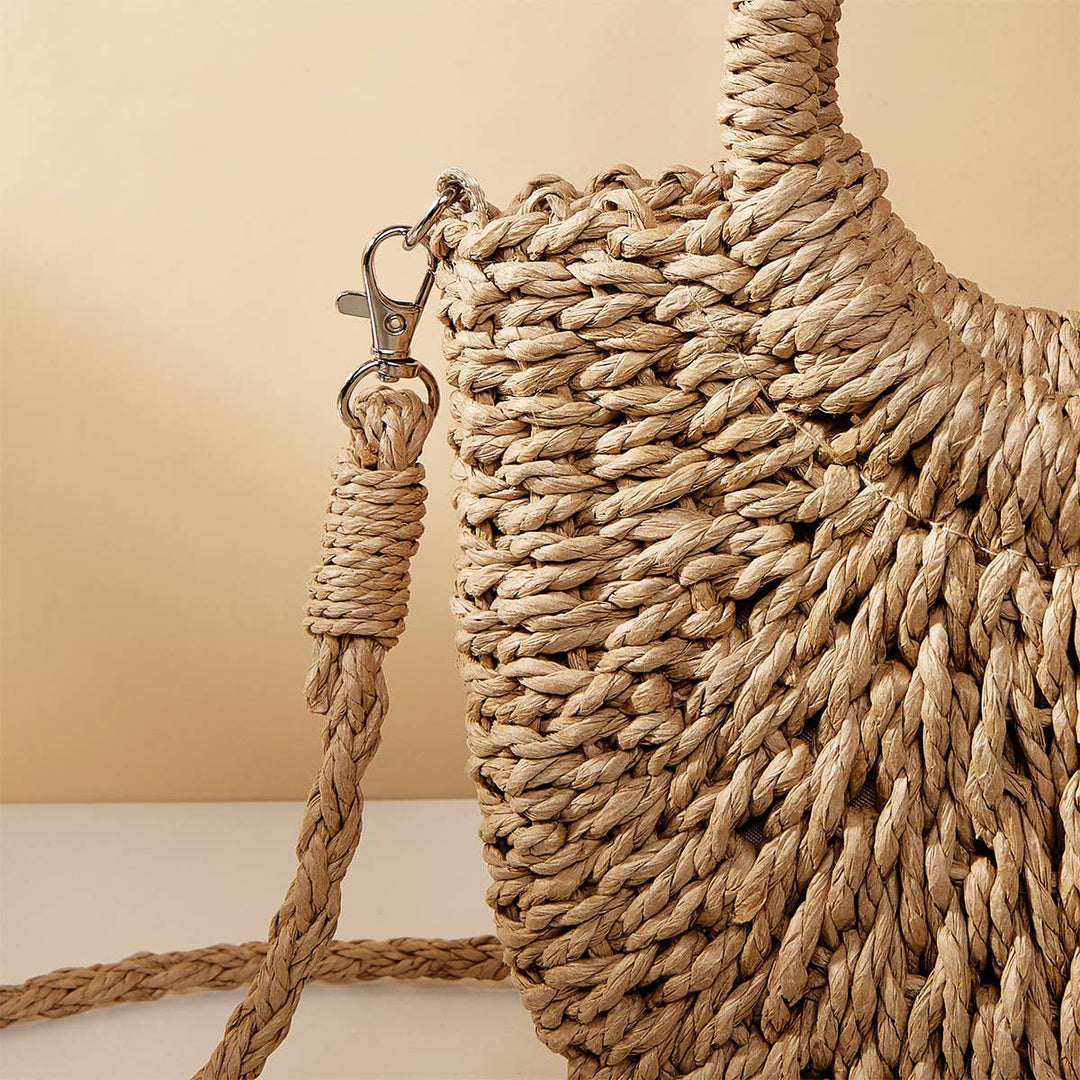 Small Straw Crossbody Bag