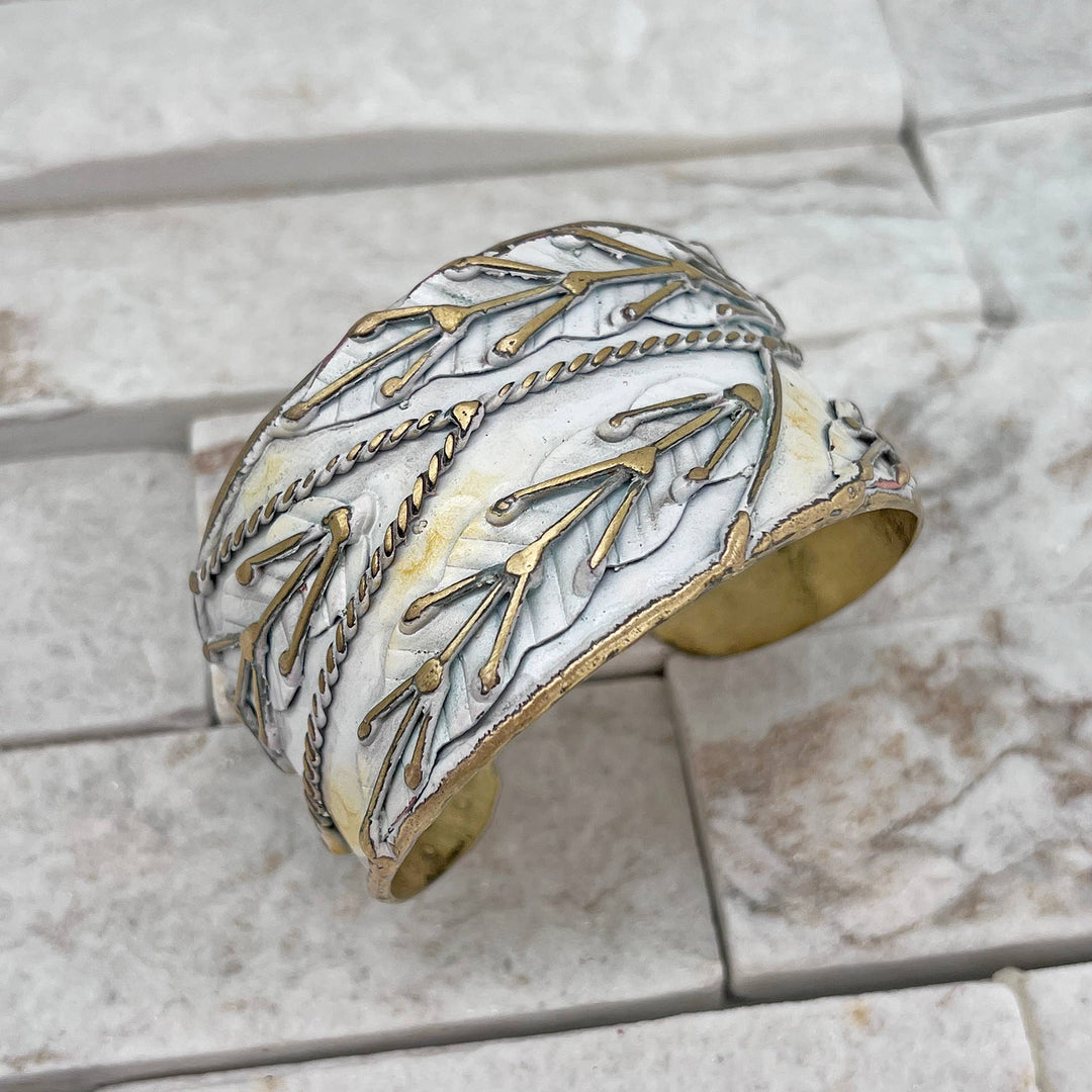 Handcrafted Patina Cuff Bracelet