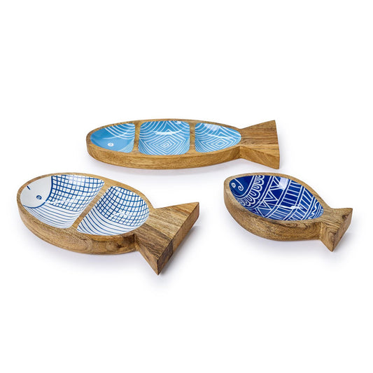 Fish serving Trays set /3