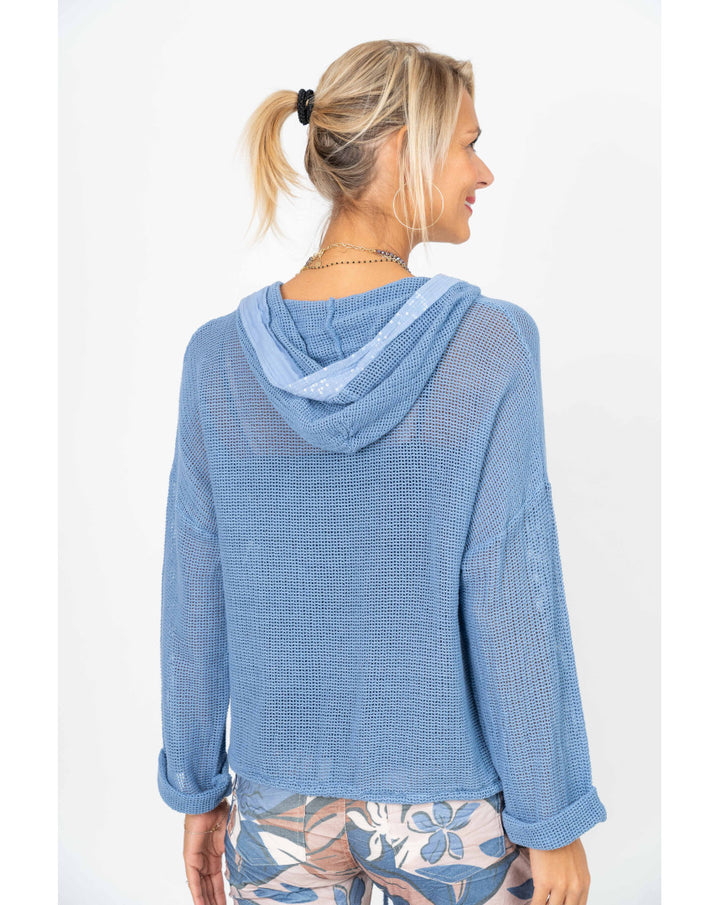 Look Mode Mesh Hoodie