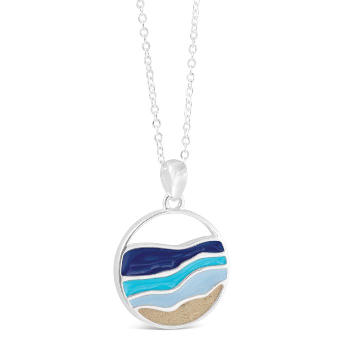 Hues of Blue Necklace (FMB Sand)