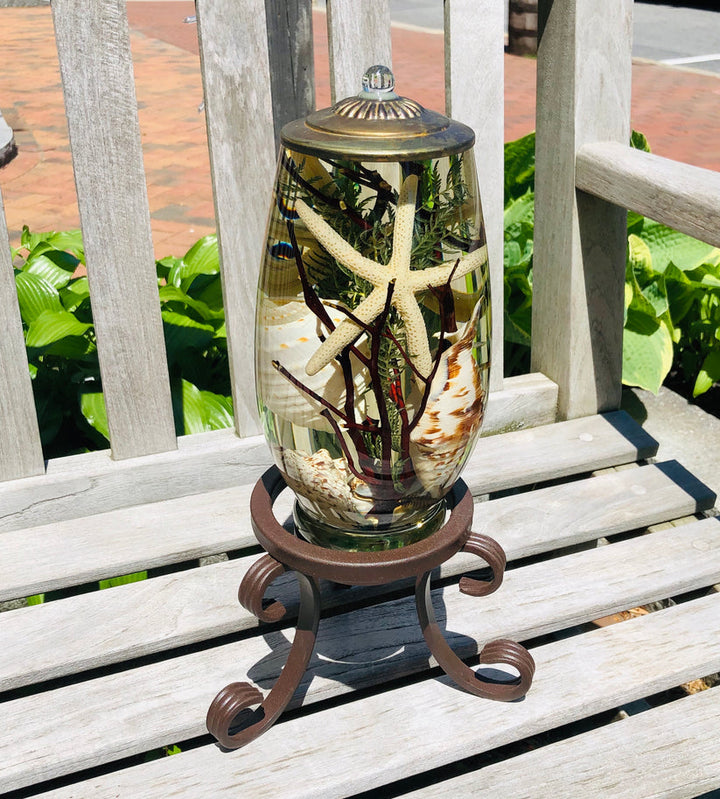 Oil Burning Candle Brandy Jar