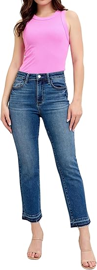 Judy Blue Mid Rise Kick Flare