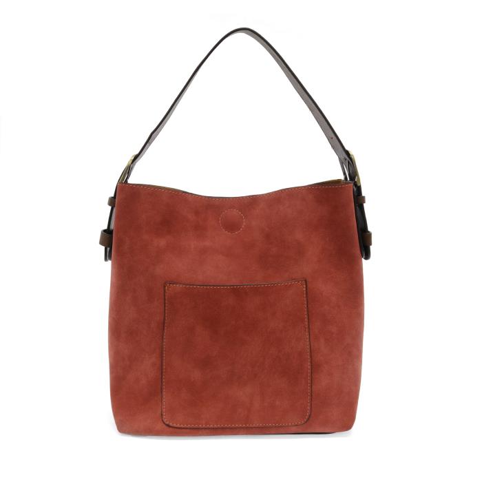 Joy Hobo Faux Suede Handbag