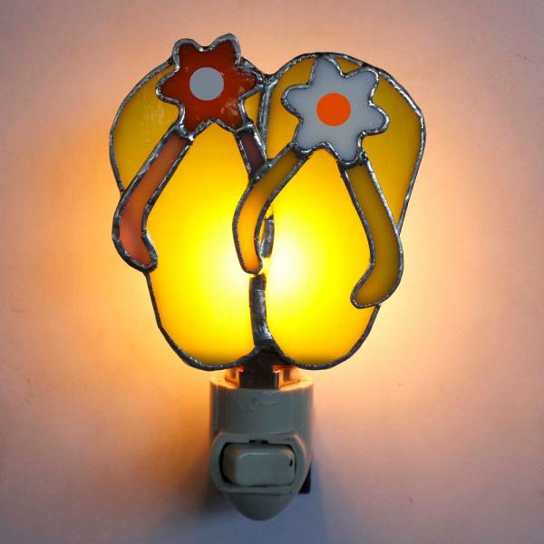 Nightlight Stained Glass Flip Flop