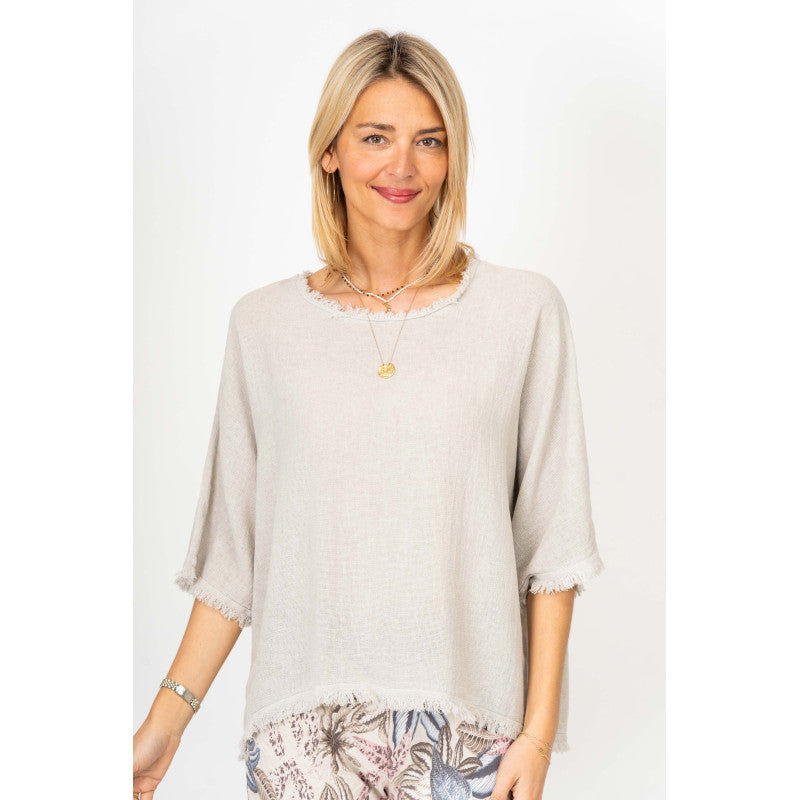 Look Mode fray top