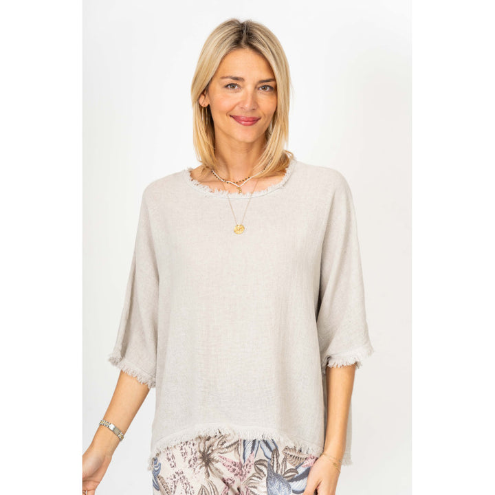 Look Mode fray top