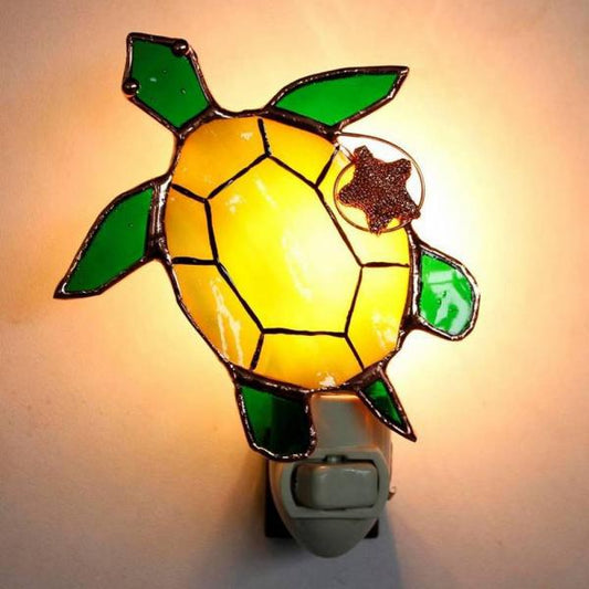 Stained Glass Sea Turtle Nightlight