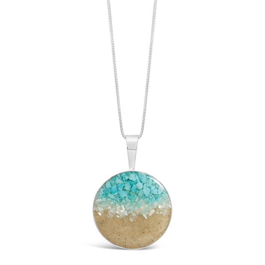 Marina Necklace - Ocean Gradient (Abalone)