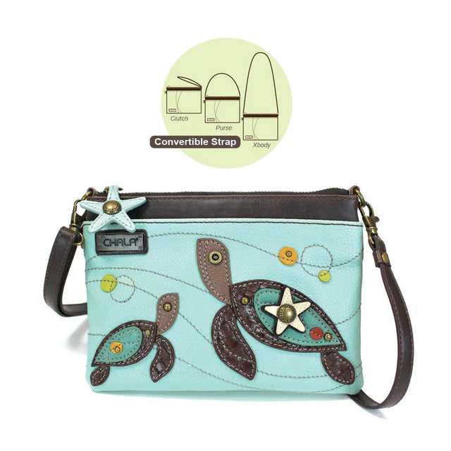 Mini Crossbody - Two Turtles