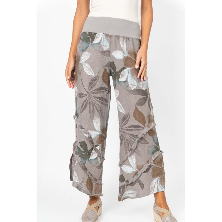 Look Mode Linen soft waist pant