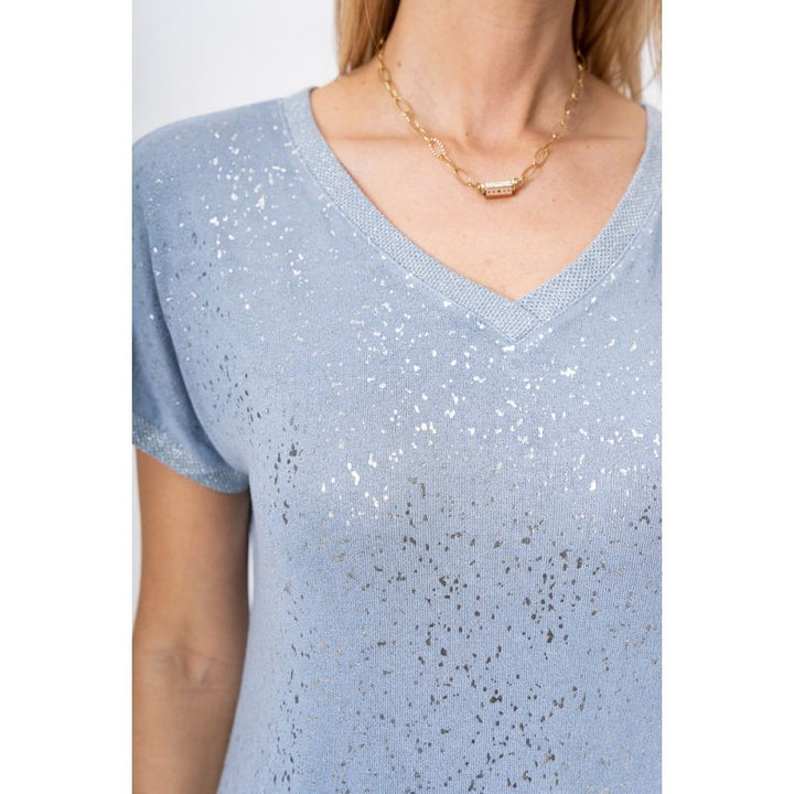 Look Mode Shimmer T-shirt