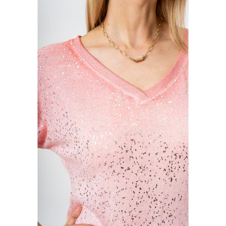 Look Mode Shimmer T-shirt