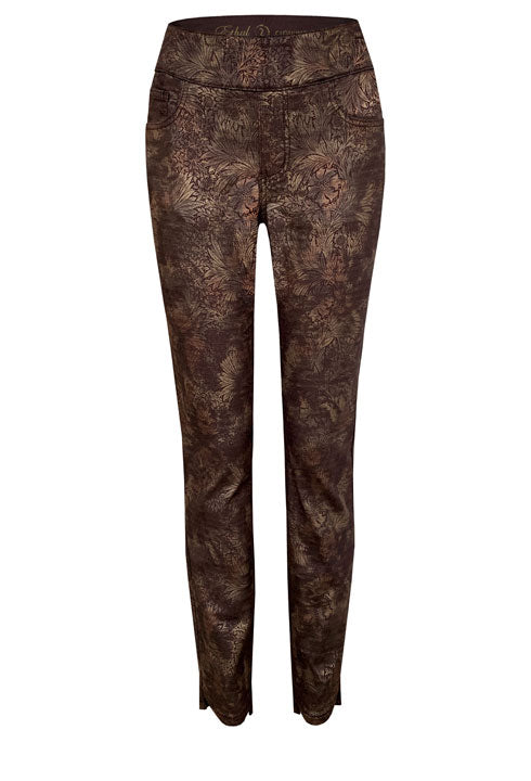 Ethyl Luxe Brown Ankle pant