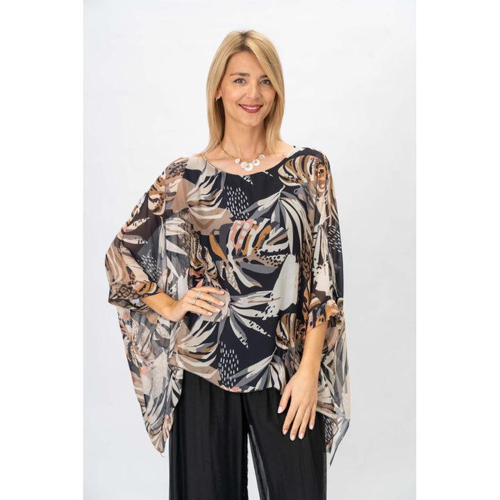 Look Mode Silk Caftan top