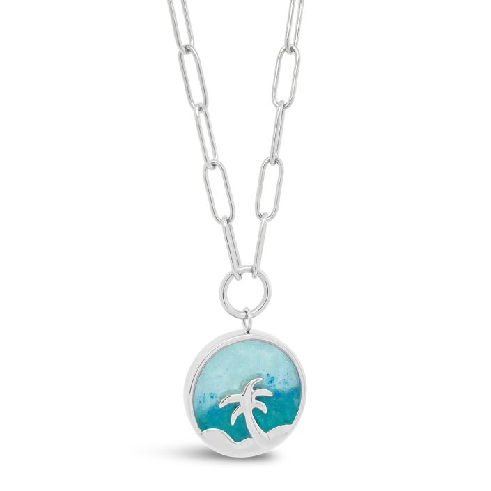 Dune Palm Tree Necklace