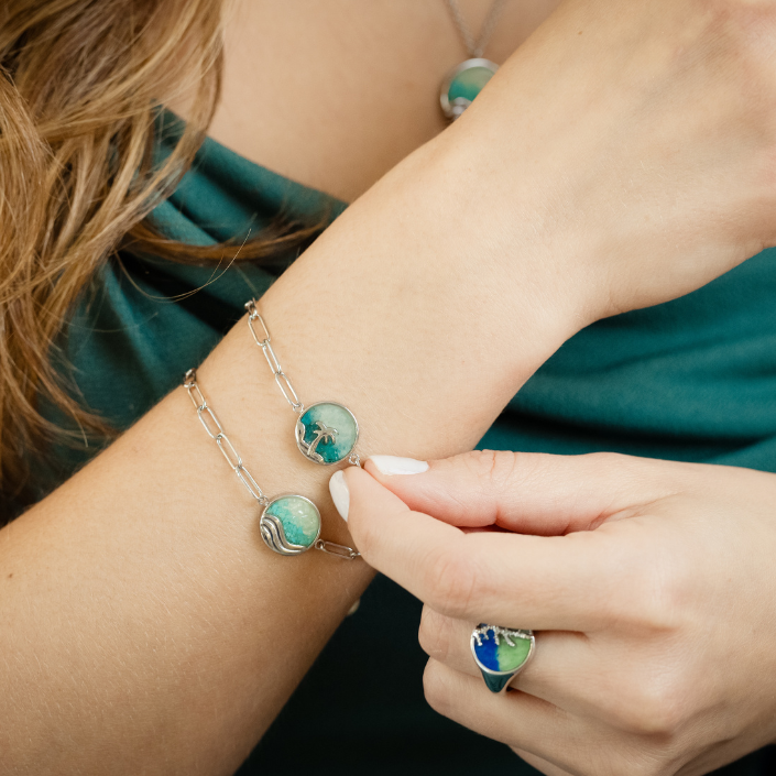 Dune Palm Tree Bracelet