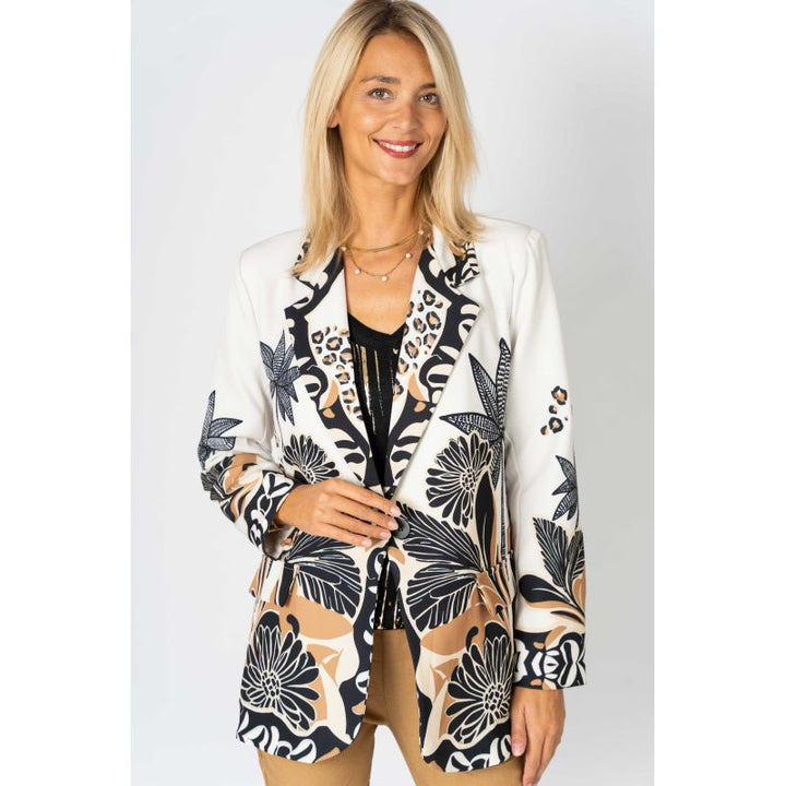 Look Mode Printed Blazer