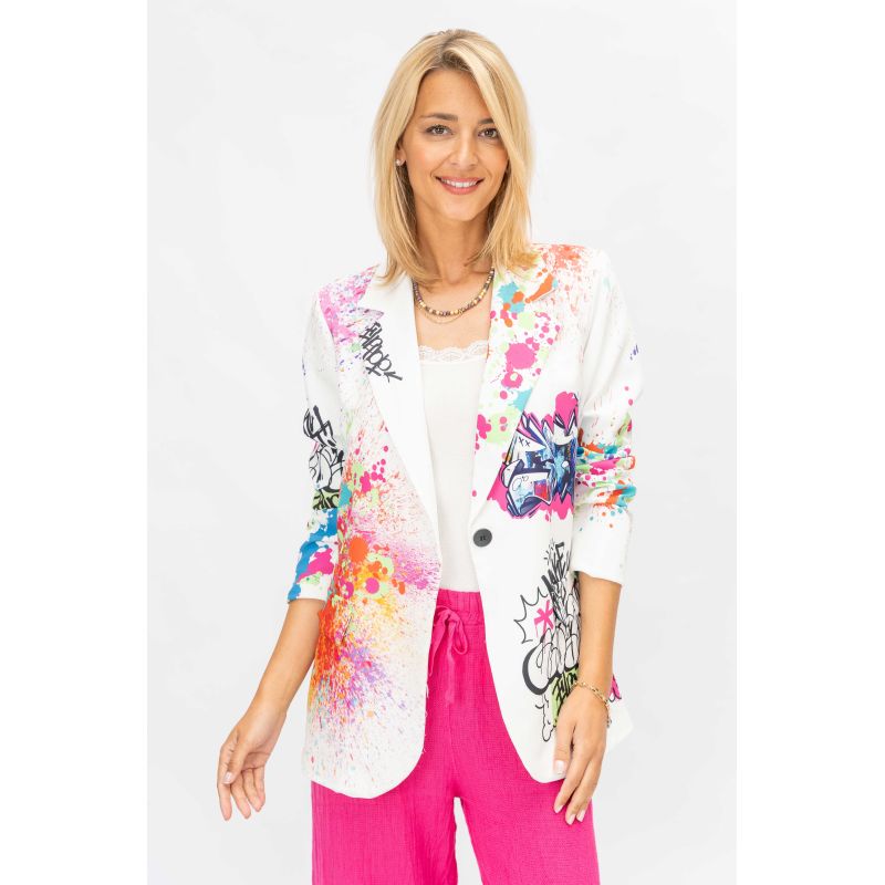 Look Mode Printed Blazer