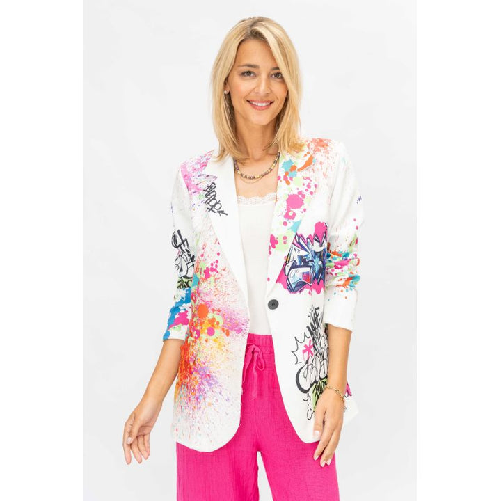Look Mode Printed Blazer