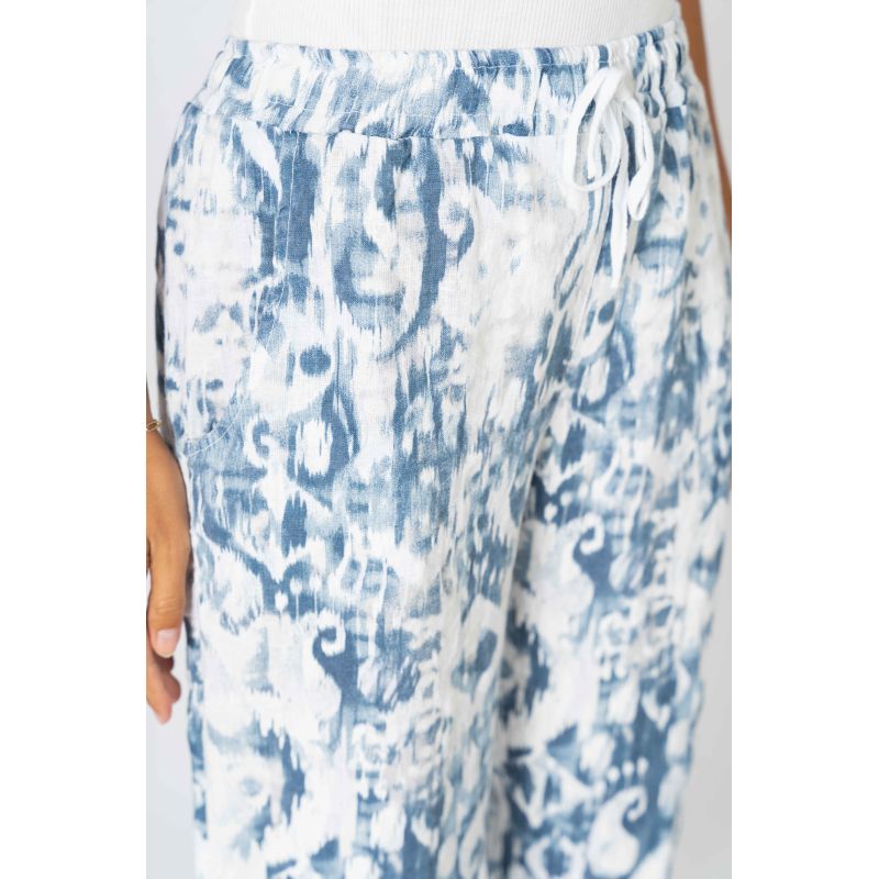 Look Mode Printed linen pant