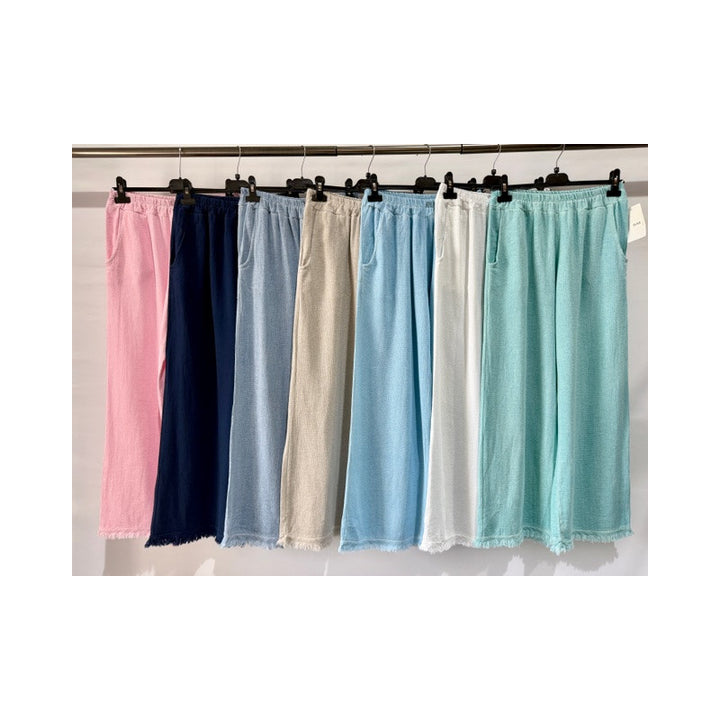 Look Mode Raw Edge Pant