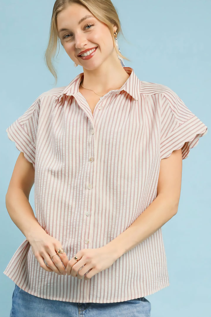 Umgee Seersucker Top