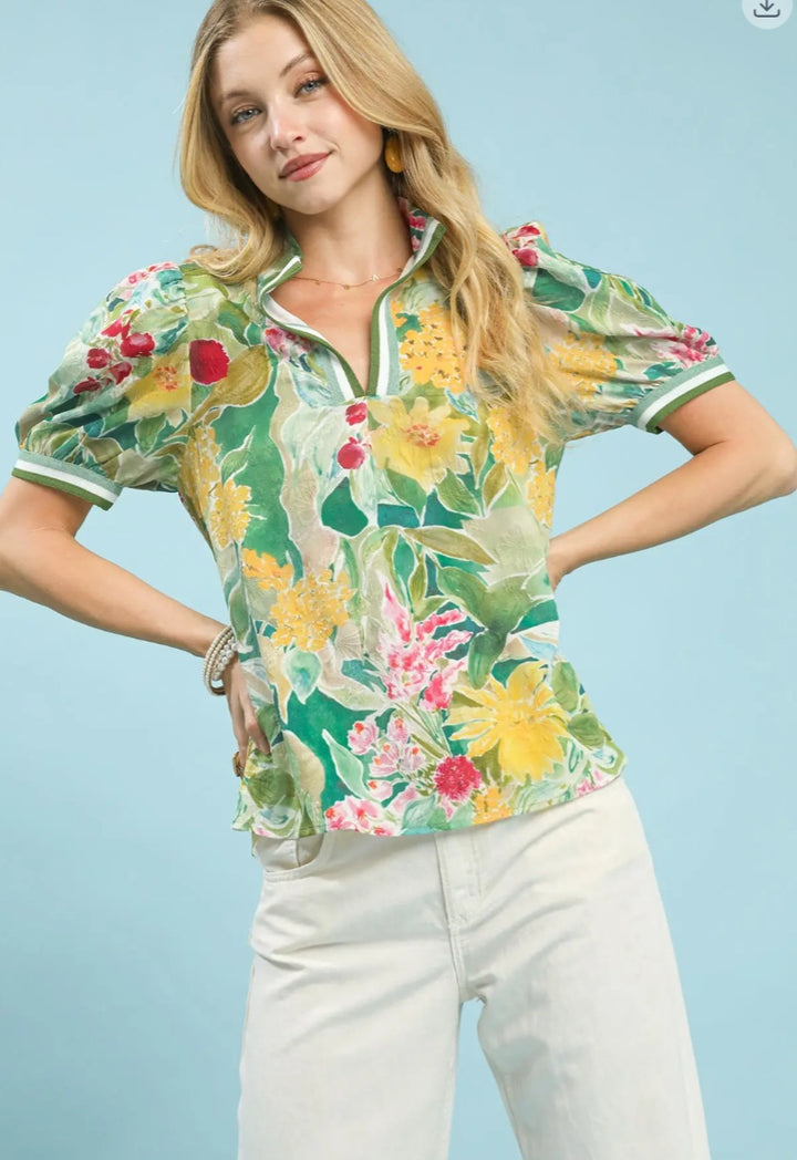 Umgee Bloomscape Top