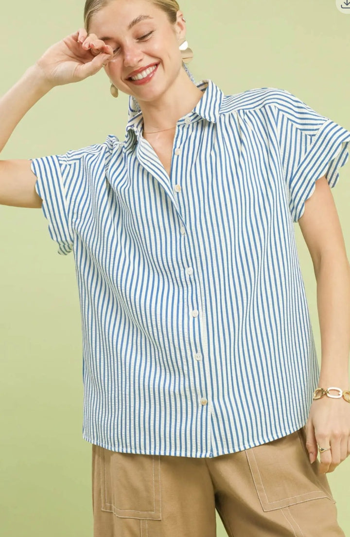 Umgee Seersucker Top