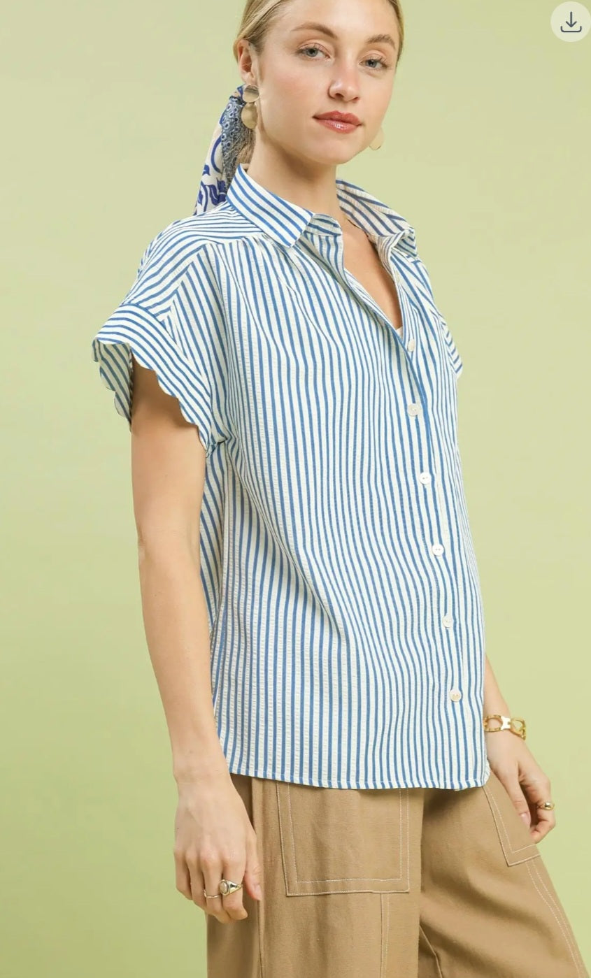Umgee Seersucker Top