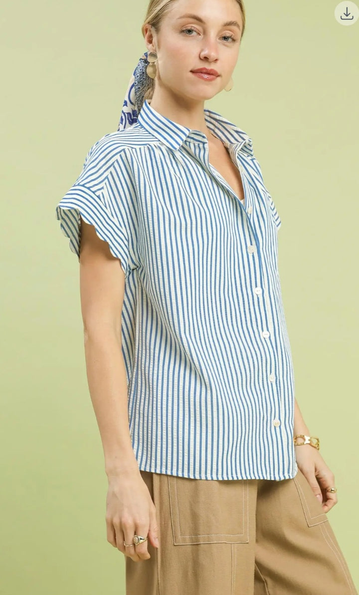Umgee Seersucker Top