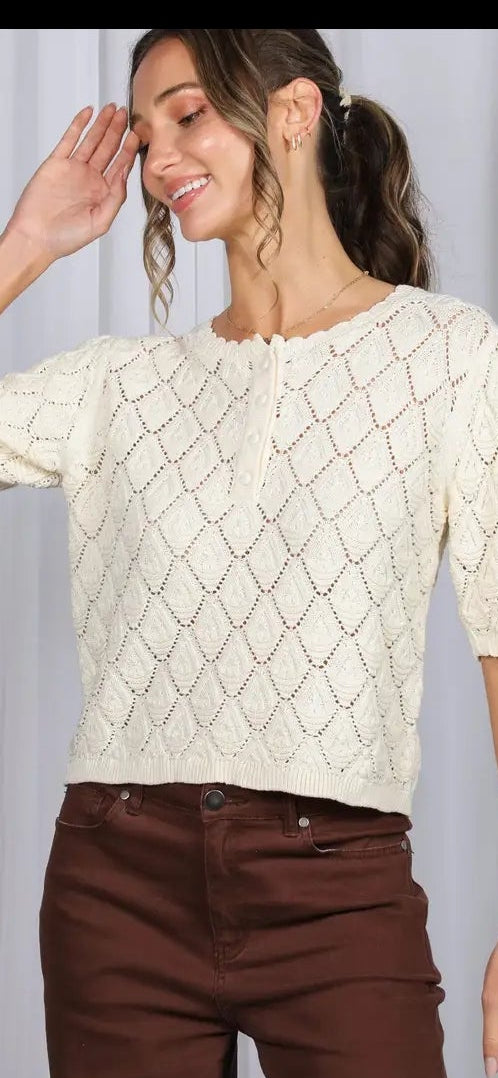 Knitted Retro Sweater