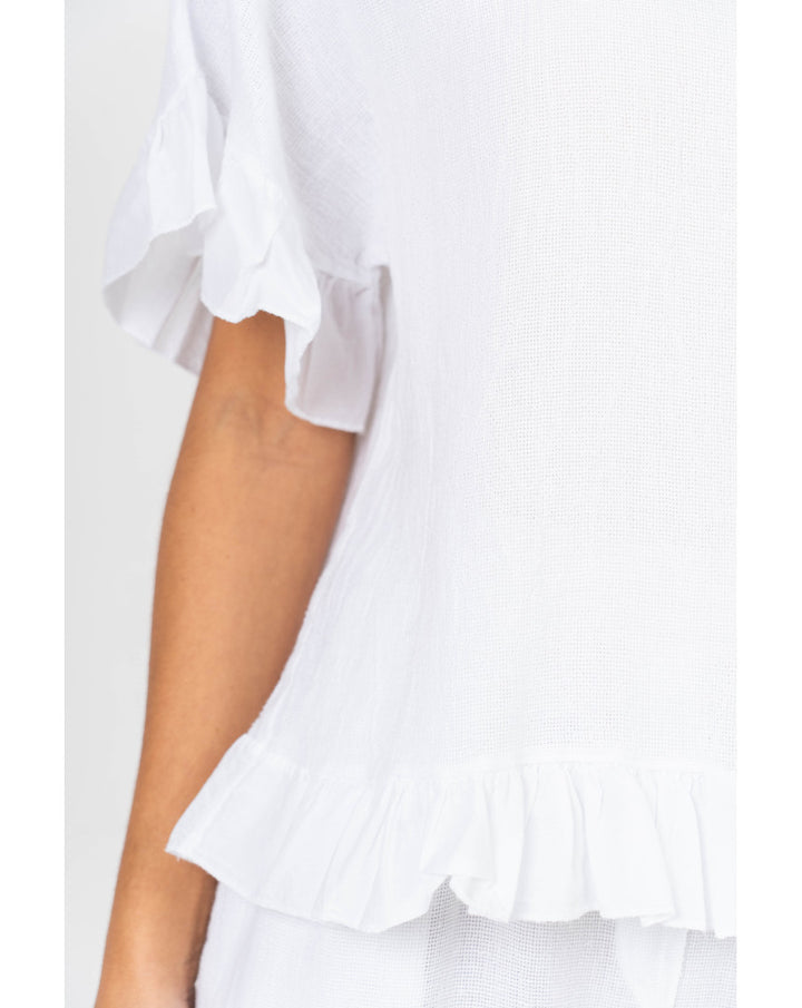 Look Mode Ruffle Top