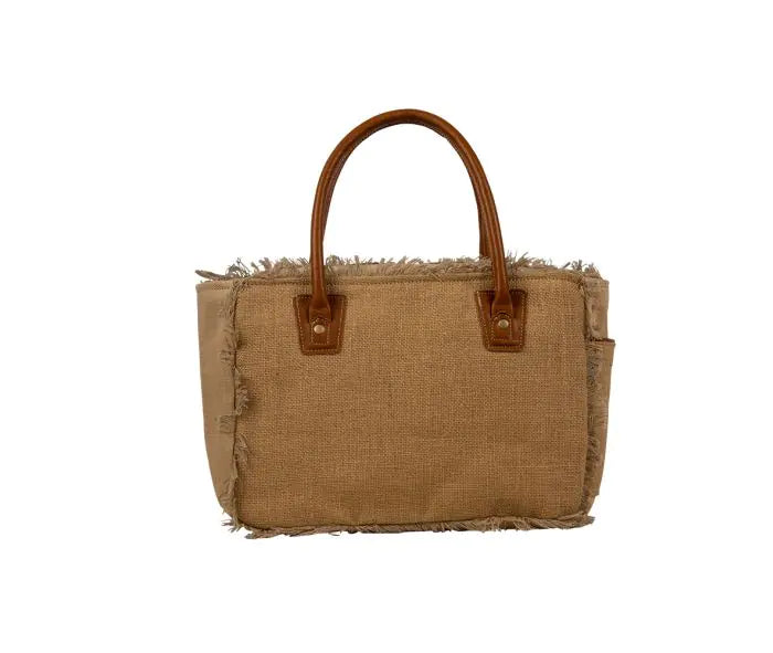 Sel de Mer Frayed Trim Small  Bag