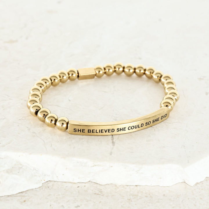 Inspiration Bracelet She Believed